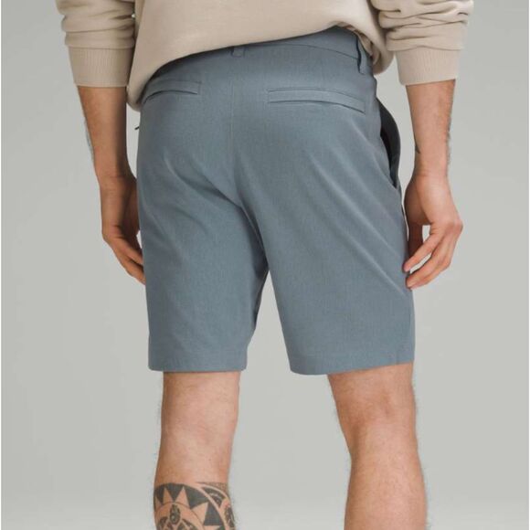 Men Lululemon ABC Classic-Fit Short 9" *WovenAir in Belgian Blue Size 36 - Picture 2 of 7